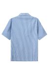 H2O - Skjorte - Rønne Essential Pajamas Shirt - Blue/White Stripe