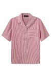 H2O - Skjorte - Rønne Essential Pajamas Shirt - Red/White