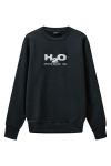 H2O - Sweatshirt - Logo Sweat O'neck 7070 - Navy/White