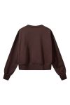 H2O - Sweatshirt - R&D MKxH2O O'Neck Sweat - Dark Brown