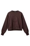 H2O - Sweatshirt - R&D MKxH2O O'Neck Sweat - Dark Brown