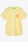 H2O - T-shirt - Basic Lyø Organic Tee - Lemon Yellow