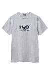 H2O - T-shirt - Logo Tee - Lt. Grey Mel/Black