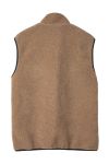 H2O - Vest - Basic Langli Pile Waist Coat - Oak
