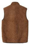 H2O - Vest - Langli Pile Waist Coat - Bison Brown
