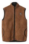 H2O - Vest - Langli Pile Waist Coat - Bison Brown