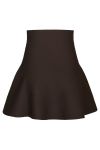 Neo Noir - Nederdel - Hanna Smooth Knit Skirt - Dark brown