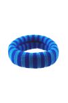 By Stær - Hårelastik - Ea Hårelastik - Stribet Koboltblå/Blå