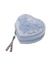 Maanesten - Smykkeskrin - Heart Jewelry Box - Sky blue