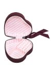 Maanesten - Smykkeskrin - Heart Jewelry Box - Maroon 
