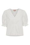 Hunkøn - Bluse - Sandie Shirt - White Hunkøn