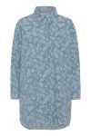 Hunkøn - Skjorte - Jolene Shirt - Denim Flower