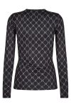 Hype The Detail - Bluse - Printed Blouse - Black/Beige