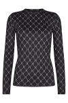Hype The Detail - Bluse - Printed Blouse - Black/Beige