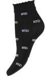 Hype The Detail - Strømper - HTD Socks HTD-Logo 50den 3D -  Hvid