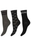 ❤︎ Hype The Detail - Strømper - Fashion Sock - 3-pack in box - Multifarvet
