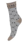 Hype The Detail - Strømper - Fashion Sock Lys Grå Melange
