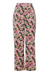 Ichi - Bukser - IX Nalan Pant2 - Winetasting Pink Flower Print