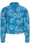 Ichi - Jakke - IH Betsie Jacket Flower - Light Blue