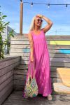 Ichi - Kjole - IA Foxa Maxi Dress - Super Pink
