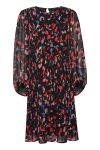 Ichi - Kjole - IH Nalla Dress - Poppy Red Print Mix 