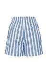 Ichi - Shorts - IH Ezoma SHO - Little Boy Blue Stripe Pattern