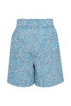 Ichi - Shorts - IH Riska SHO - Little Boy Blue Outline Flower 