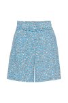 Ichi - Shorts - IH Riska SHO - Little Boy Blue Outline Flower 