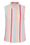 Ichi - Top - IH Vera To5 - Carmine Multi Stripe