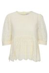 Ichi - Bluse - IH Fausta SS - Vanilla Custard