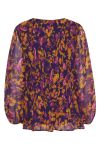 Ichi - Bluse - IH Illy MS - Purple Multi Flower