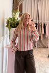 Ichi - Bluse - Libella LS - Multi Pastel Stripe