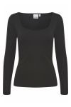 Ichi - Bluse - IH Oreta LS - Black