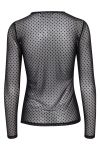 Ichi - Bluse - IH Spottie - Black