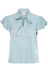 Ichi - Bluse - IX Stinea SS - Aqua Gray