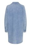 Ichi - Kjole - Bonnies - Light blue washed