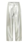 Ichi - Bukser - IH Kate Metallic PA - Silver