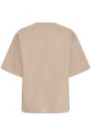 Ichi - T-shirt - Cozy SS - Sepia Tint Melange