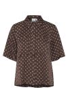 Ichi - Skjorte - IX Ingi SH - Brunette Print