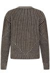 Ichi - Strik - Kamara LS Stripe - Chocolate Torte C.D. Stripe