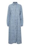 Ichi - Kjole - IH Biane Dr - Blue laser print