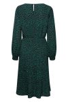 Ichi - Kjole - IH Dara DR - Ditsy Outline Green