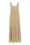 Ichi - Kjole - IA Foxa Maxi Dress - Doeskin