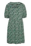 Ichi - Kjole - IH Glover Dress - Multi Color Holly Green