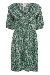 Ichi - Kjole - IH Glover Dress - Multi Color Holly Green
