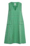 Ichi - Kjole - IX Bente Dress - Kelly Green Check