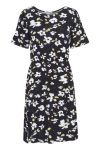 Ichi - Kjole - IH Lisa DR12 - Black Print