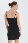 Ichi - Kjole - Luisa Slip Dress - Black