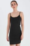 Ichi - Kjole - Luisa Slip Dress - Black