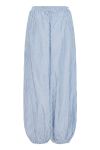 Ichi - Bukser - Milly PA - Blue Yonder W/Creme/Black Stripe